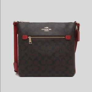 Coach Rowan File Bag in signature canvas